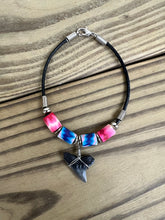 Load image into Gallery viewer, Shark Tooth Bracelet With Colorful Femo Beads