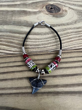 Load image into Gallery viewer, Shark Tooth Bracelet With Peruvian Style Beads
