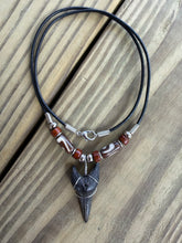 Load image into Gallery viewer, Mako Shark Tooth Necklace - 1 1/2" Large Fossil Shark Tooth Pendant