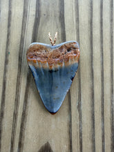 Load image into Gallery viewer, Polished Great White Shark Tooth Necklace Pendant - 2 3/16 Inch Fossil