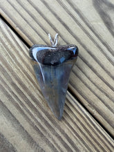 Load image into Gallery viewer, 2 1/4 Inch Fossilized Mako Shark Tooth Pendant | Handmade in USA