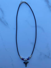 Load image into Gallery viewer, Shark Tooth Necklace Star Femo Beads