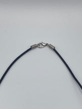 Load image into Gallery viewer, White Shark Tooth Necklace With Black Beads