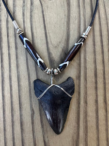 Large Black Shark Tooth and Diamond Necklace in 18K Yellow Gold by Pade  Vavra | CHURCHILL in FAIRWAY