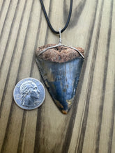 Load image into Gallery viewer, 2 3/16 inch Fossilized Real Great White Shark Tooth Plain Necklace

