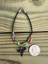 Load image into Gallery viewer, Shark Tooth Bracelet With Abstract Femo Beads
