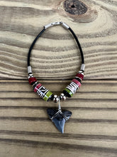 Load image into Gallery viewer, Shark Tooth Bracelet With Peruvian Style Beads
