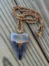 Load image into Gallery viewer, Polished Great White Shark Tooth Necklace Pendant - 2 3/16 Inch Fossil
