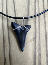 Load image into Gallery viewer, 1 5/8 Inch Fossilized Mako Shark Tooth Necklace
