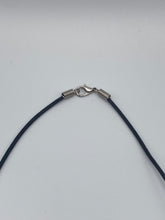 Load image into Gallery viewer, White Shark Tooth Necklace With Black Beads
