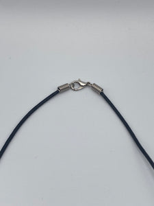 White Shark Tooth Necklace With Burgundy Beads