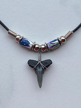 Load image into Gallery viewer, Shark Tooth Necklace Moon Femo Beads
