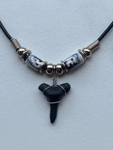 Load image into Gallery viewer, Shark Tooth Necklace Panda Femo Beads
