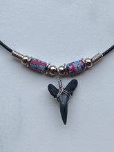 Load image into Gallery viewer, Shark Tooth Necklace Flower Femo Beads
